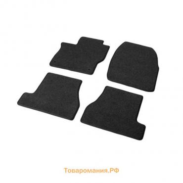 Коврики салона AutoFlex Standard Ford Focus III, седан, 2011-2019, текстиль, графит