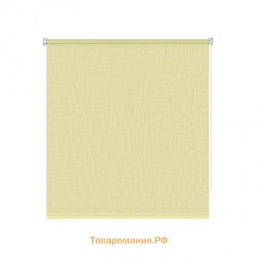 Рулонная штора Decofest «Шантунг», 80х160 см, цвет лимонный