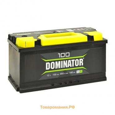 Аккумулятор Dominator 100 А/ч, 870 А, прямая полярность, 353х175х190 мм 107017s