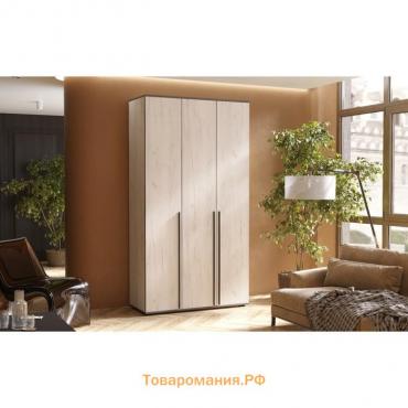 Шкаф Норд, трехстворчатый, 1200×510×2236, дуб крафт белый
