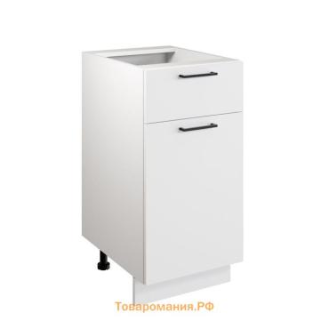 Шкаф напольный 400 Симпл, 400х510х820, Белый/Белый