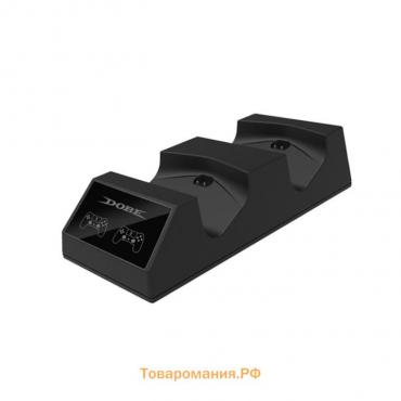 Зарядная станция для 2-х геймпадов PS4 Dobe TP4-1822, магнитные коннекторы, с индикацией