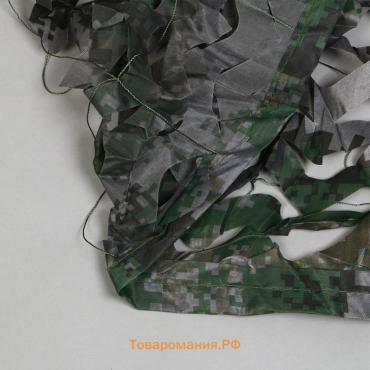 Сетка маскировочная, 3×2 м, двухслойная, песочно-зелёная, Greengo